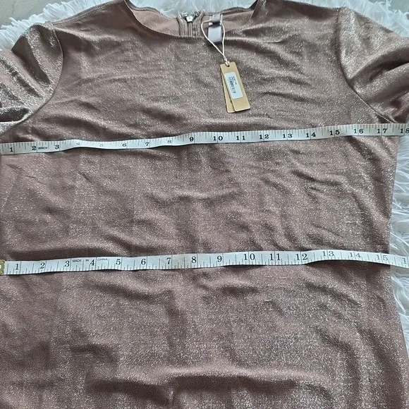 SKIMS Shimmer Catsuit Jumpsuit Umber Womens XL NWT - Picture 9 of 14